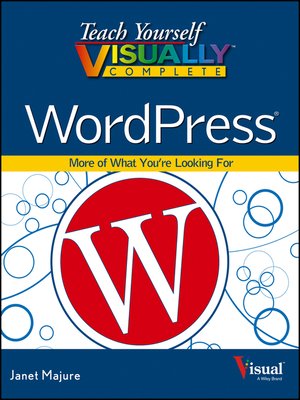 cover image of Teach Yourself VISUALLY Complete WordPress